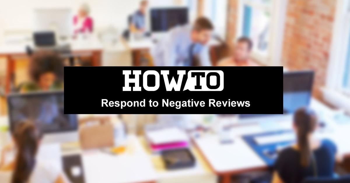 How to Respond to Negative Reviews on Social Media